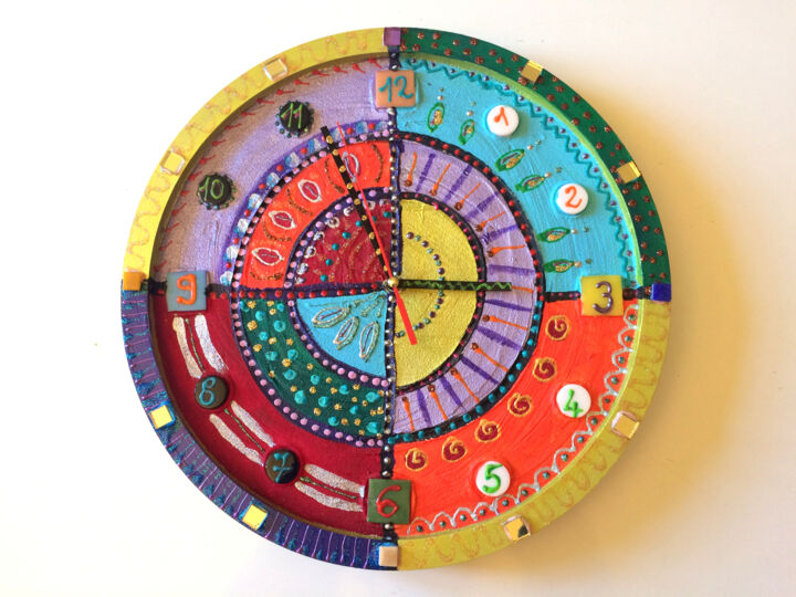 Horloge "Seynabou" diam. 30 cm 设计, 11.8x11.8 in