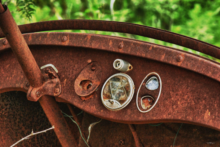 Photography titled "Dashboard in HDR" by Travis Burgess, Original Artwork, Digital Photography