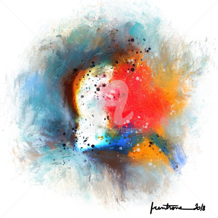 Arts numériques intitulée "Série Abstrait Info…" par Fcentrone, Œuvre d'art originale, Peinture numérique