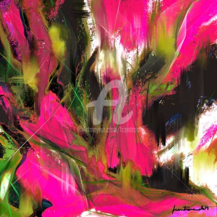Arts numériques intitulée "Série Forêts Imagin…" par Fcentrone, Œuvre d'art originale, Peinture numérique