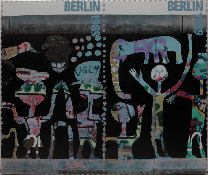 Printmaking titled "KRENBOL/HOSSZÙ (D)" by Hosszu, Original Artwork, Screenprinting