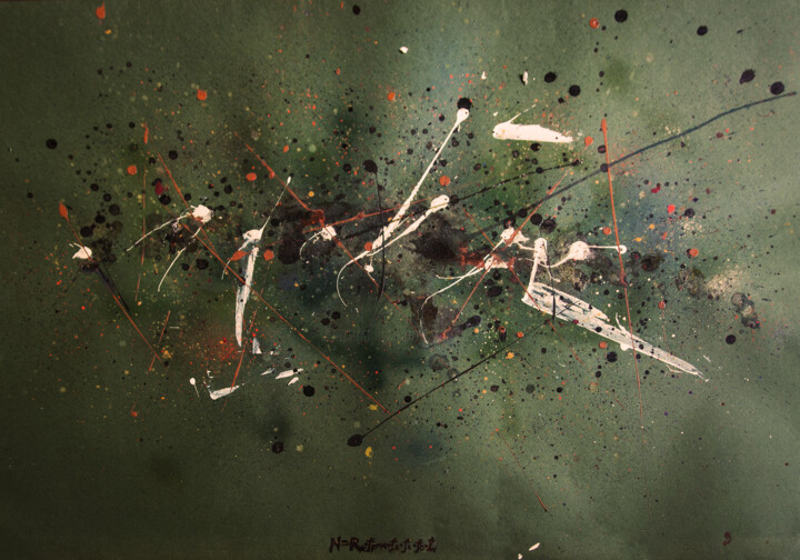 The Drake equation 绘画, 27.6x55.1 in