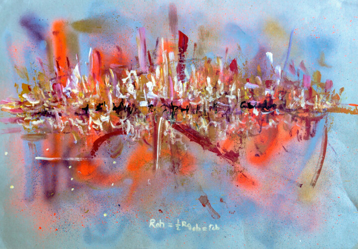 Painting titled "Speed of Light" by Antonio Bagia, Original Artwork, Acrylic