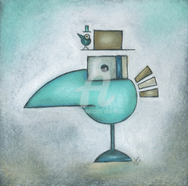 Kopfbedeckung 图画, 7.9x7.9 in