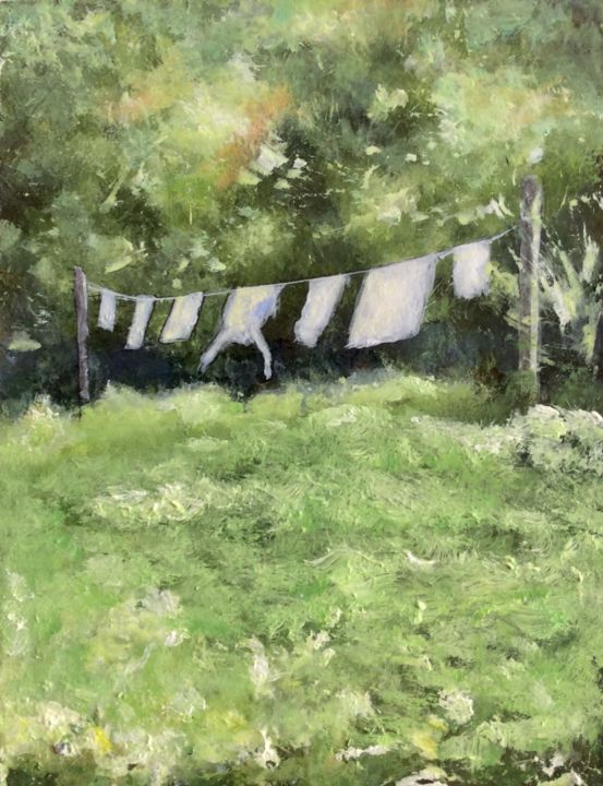 Peinture intitulée "Célestine - 732" par Noëlle Lassailly, Œuvre d'art originale, Acrylique