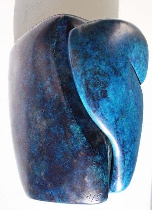 Sculptuur getiteld "ETREINTE 1" door Maria Elena Thiery, Origineel Kunstwerk, Metalen