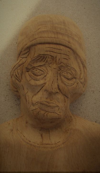 Γλυπτική με τίτλο "introspection 2" από Martine Chatain Ottelé, Αυθεντικά έργα τέχνης