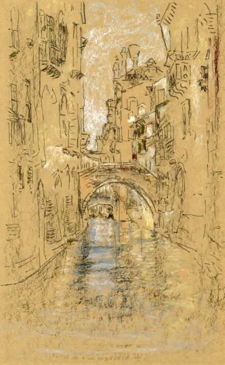 Painting titled "Reproduction of Whi…" by Jim Fischer, Original Artwork, Pastel