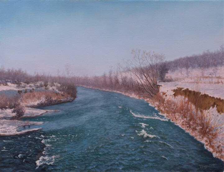 绘画 标题为“A View From the Old…” 由Dejan Trajkovic, 原创艺术品, 油