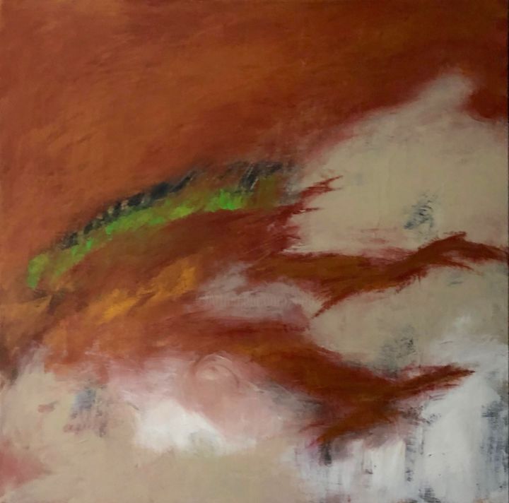 Peinture intitulée "L'enchantement 2, A…" par Briga, Œuvre d'art originale, Acrylique