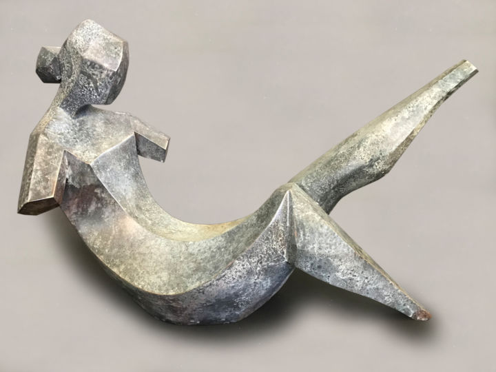 雕塑,  17.3x25.6 in 