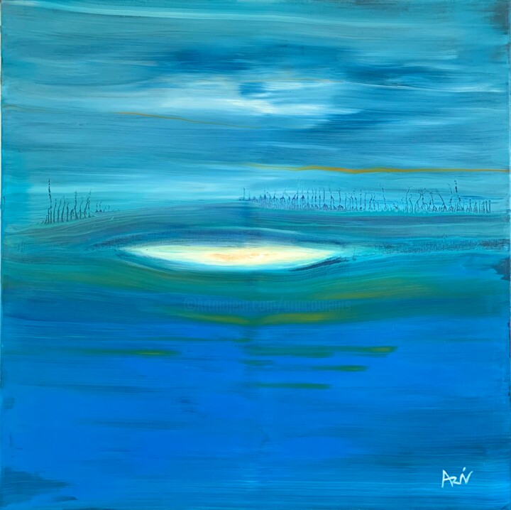 Oasis 绘画, 31.5x31.5 in