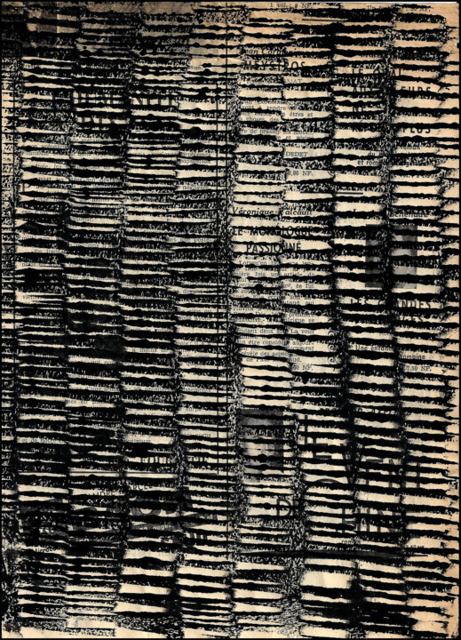 "MONOTYPE NOIR 03" başlıklı Tablo Alain Lamy tarafından, Orijinal sanat