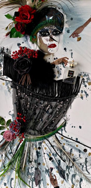 Collages titled "Collage No. 54.jpg" by Inga Petrikaite, Original Artwork