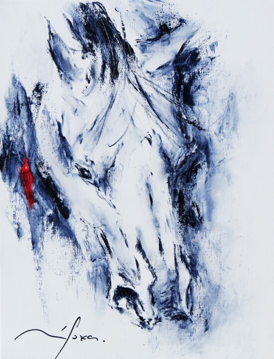 422_Emergence 绘画, 13.8x10.6 in