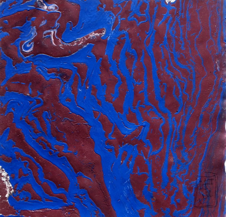 Peinture intitulée "Rivers" par Nathalia Chipilova, Œuvre d'art originale, Acrylique