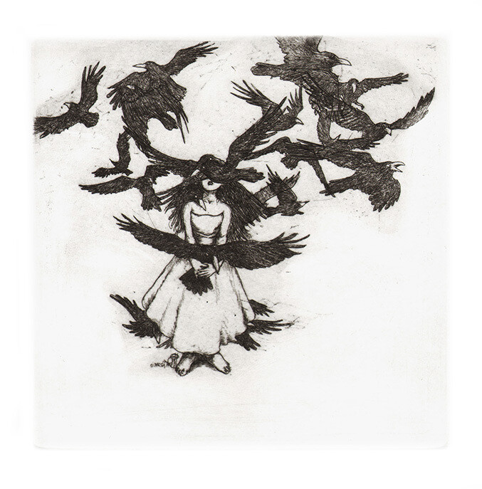 Voyante 印花与版画, 3.9x3.9 in