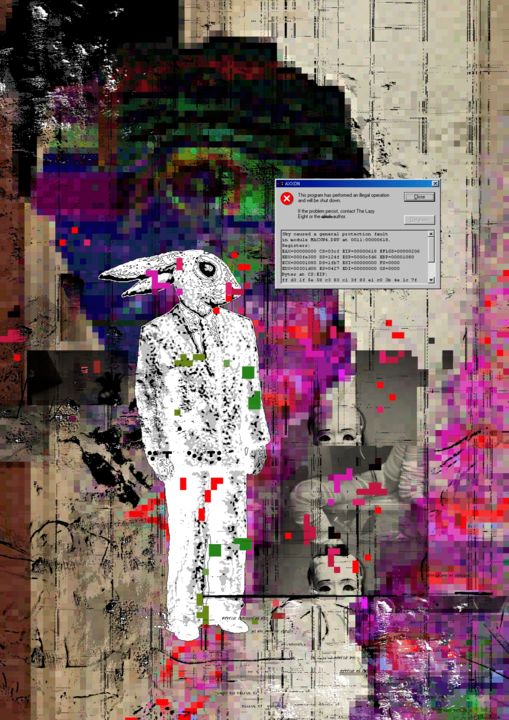 "GlitchPop1" başlıklı Dijital Sanat Riccardo Mantelli tarafından, Orijinal sanat, Diğer