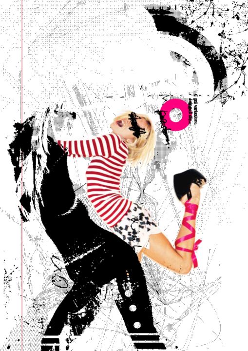 "GlitchPop4" başlıklı Dijital Sanat Riccardo Mantelli tarafından, Orijinal sanat, Diğer