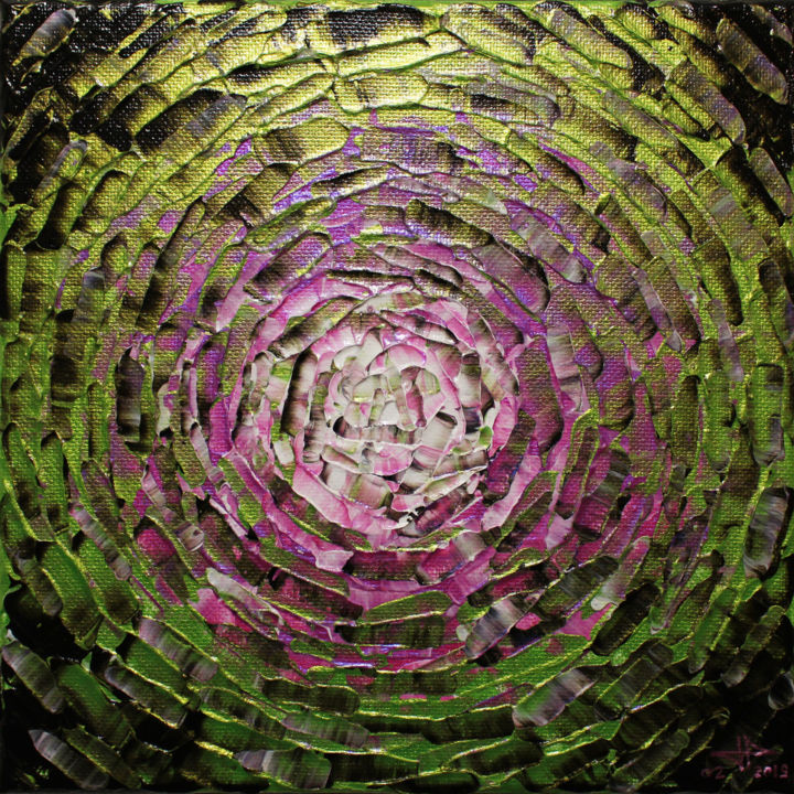 Painting titled "Petit éclat de lueu…" by Jonathan Pradillon, Original Artwork, Acrylic