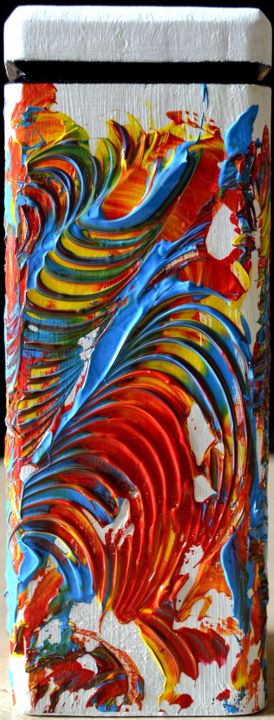 雕塑,  7.1x2.8 in 