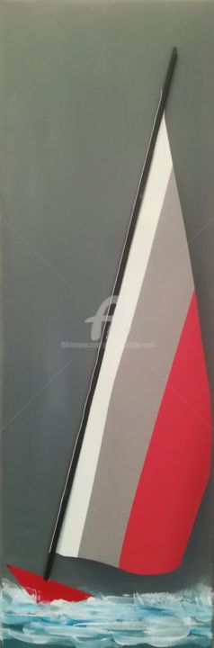 绘画 标题为“"VOILOVENT"” 由Caradec Philippe (CARA), 原创艺术品, 丙烯