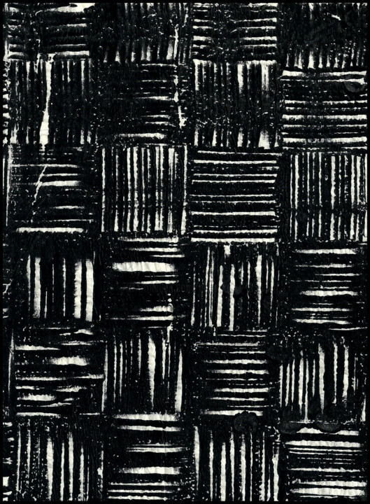 "MONOTYPE NOIR PAPIE…" başlıklı Baskıresim Alain Lamy tarafından, Orijinal sanat