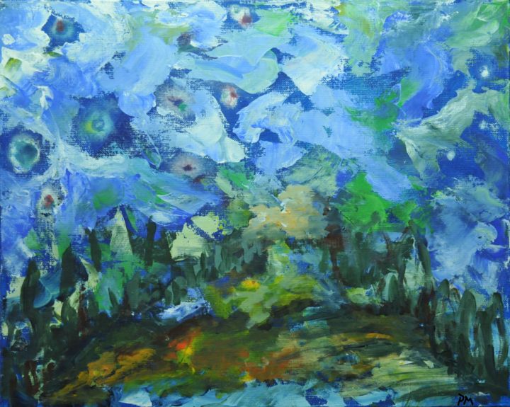 Peinture intitulée "pf-02" par Philip Moreau, Œuvre d'art originale, Acrylique