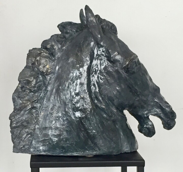 雕塑,  14.2x17.3 in 