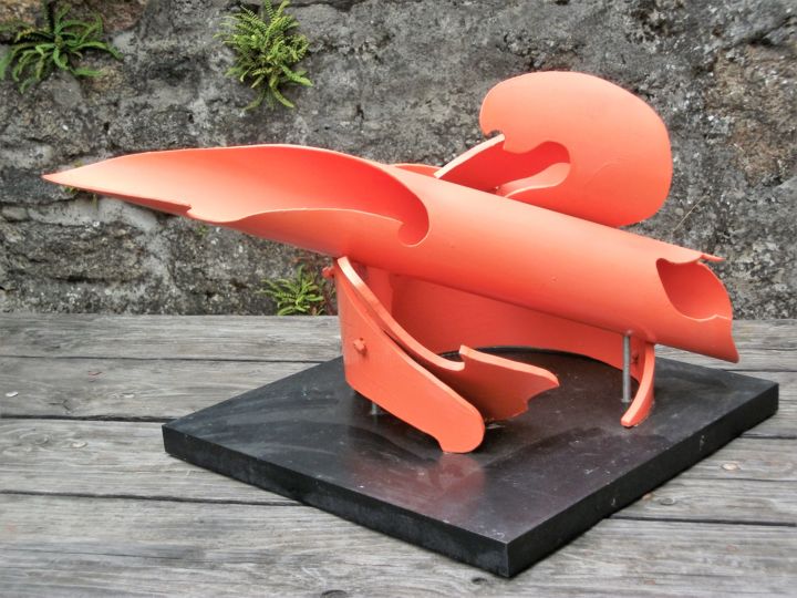 Sculpture intitulée "Sculpture abstraite…" par Servin, Œuvre d'art originale, Plastique
