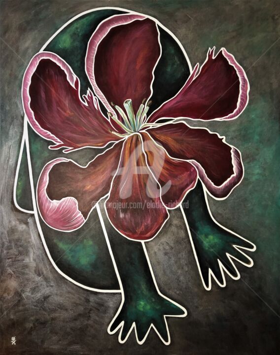 Rite of Passage #2, or, Lucky, 2 绘画, 60x48 in