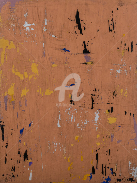 Painting titled "Limits of Self-Cont…" by Sio Montera, Original Artwork, Acrylic Mounted on Wood Stretcher frame