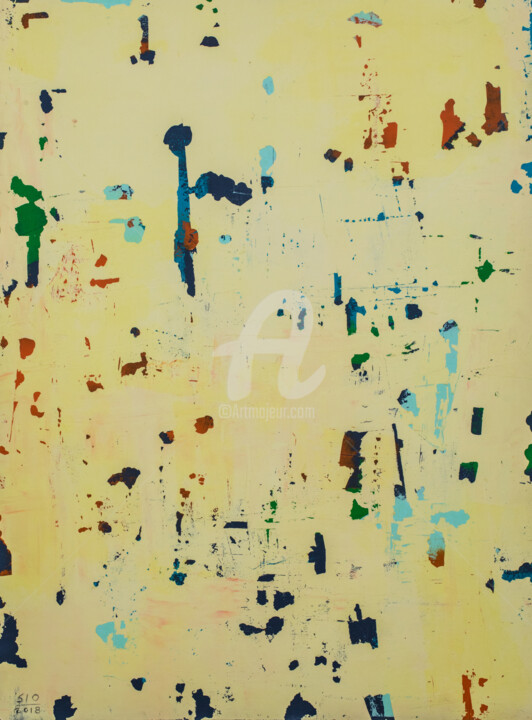 Painting titled "Limits of Self-Cont…" by Sio Montera, Original Artwork, Acrylic