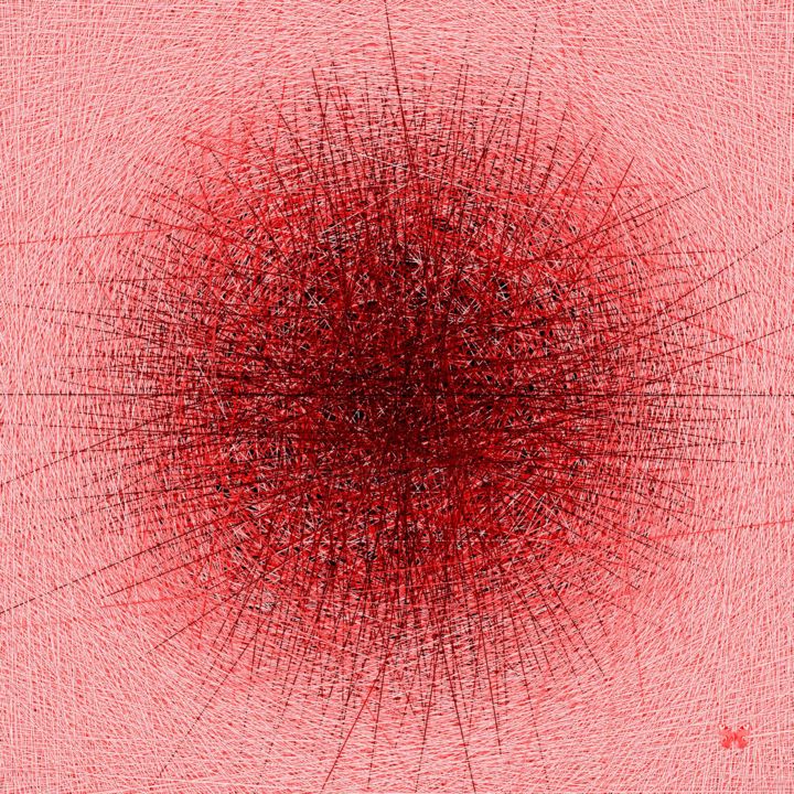 Arts numériques intitulée "Planet Out Of Lines…" par Frédéric Durieu & Nathalie Erin, Œuvre d'art originale, Travail numériq…