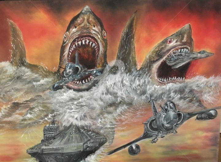apocalypse-1 绘画, 19.7x27.6 in