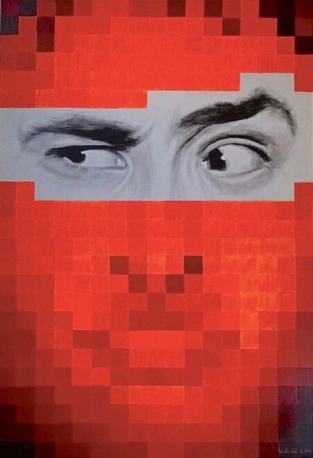 绘画,  49.2x33.7 in 