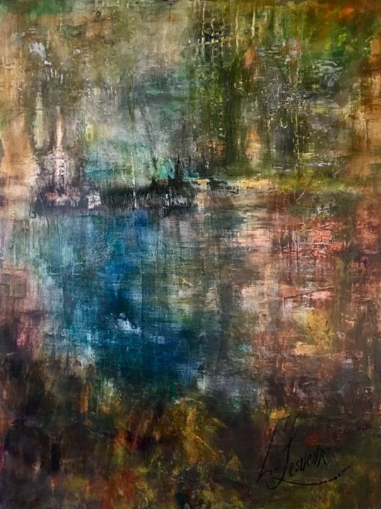 Les couleurs du temps 绘画, 31.5x23.6 in