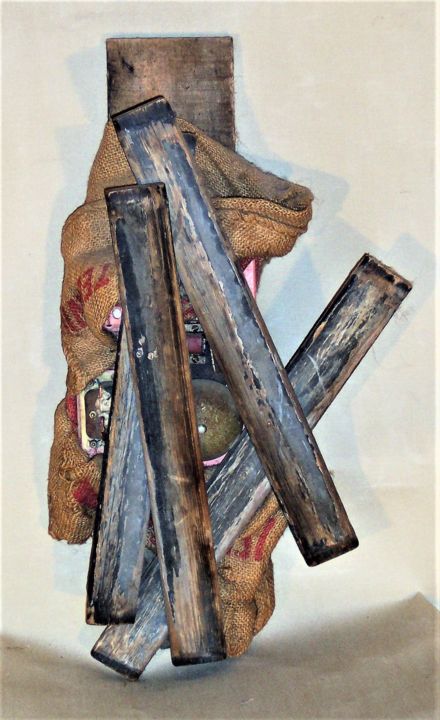 Sculpture intitulée "CACHEZ CE SEIN" par Servin, Œuvre d'art originale, Autre