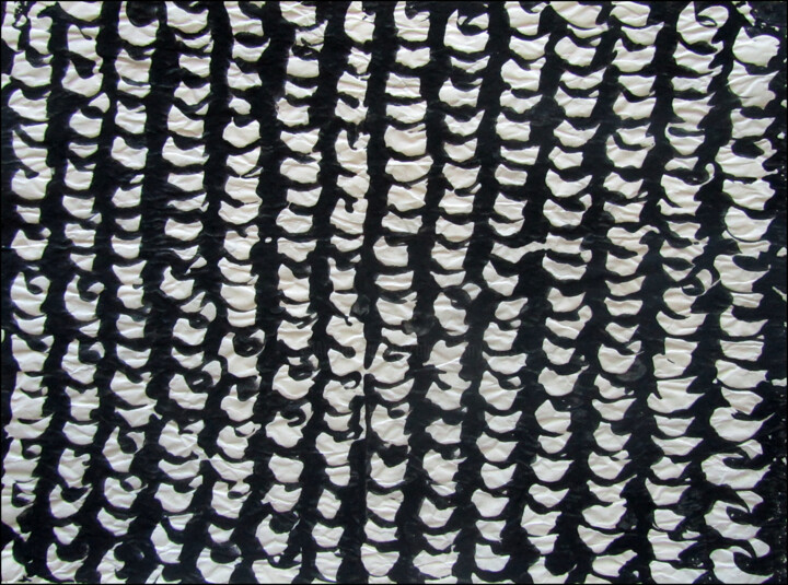 "MONOTYPE NOIR PAPIE…" başlıklı Baskıresim Alain Lamy tarafından, Orijinal sanat, Monotip