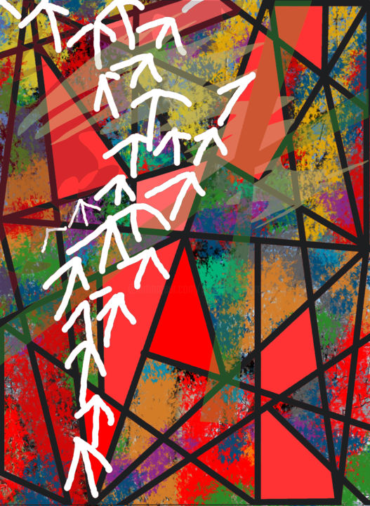 Digital Arts titled "The Call At Dusk An…" by Gerald Shepherd F.F.P.S., Original Artwork, Digital Painting