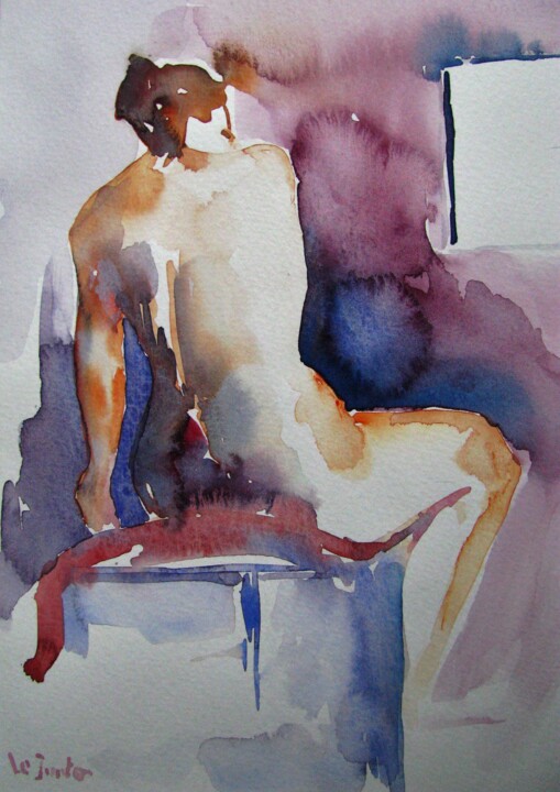 Desnuda 绘画, 10.6x7.3 in