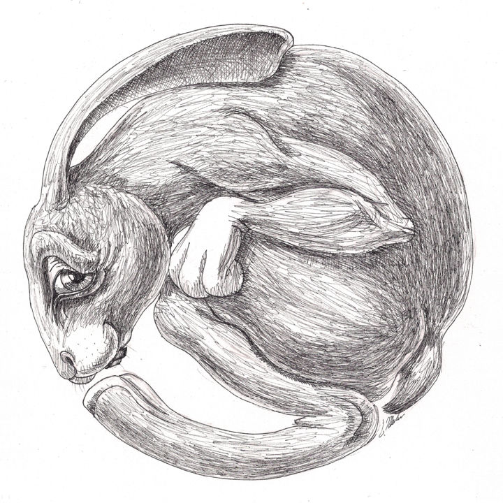 图画,  8.7x8.7 in 