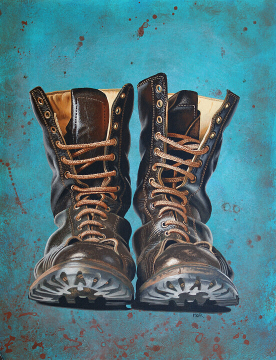 Wegbegleiter (Companions) 绘画, 31.5x23.6 in