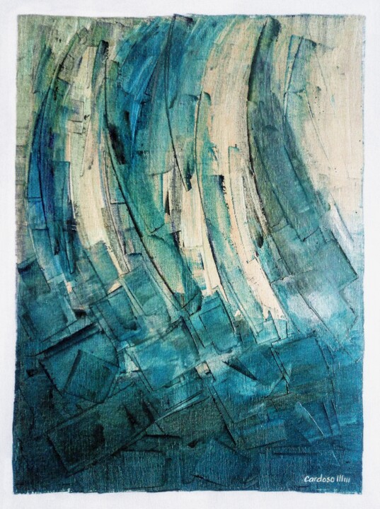 Cap Sicié | Blue Race 绘画, 31.9x23.6 in