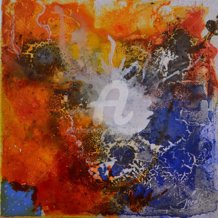 Peinture intitulée "Expression" par Frederic Janssens (Fredj), Œuvre d'art originale, Acrylique