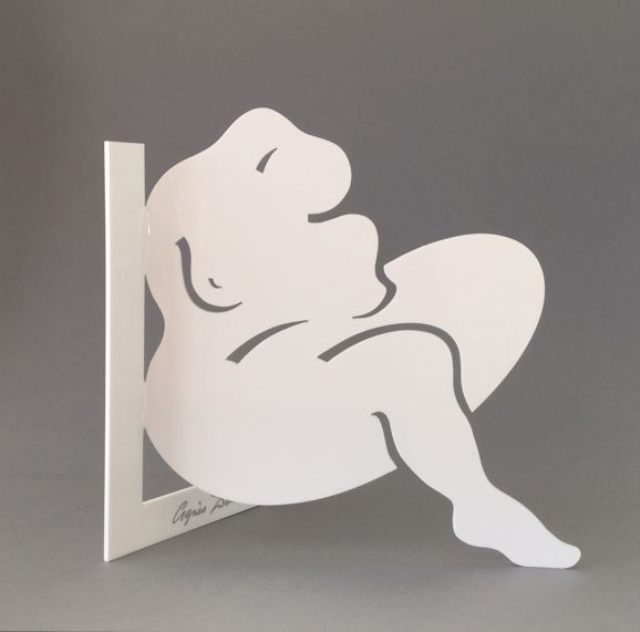 Escultura titulada "Elle #artistsupport…" por Agnes Descamps, Obra de arte original, Plástico