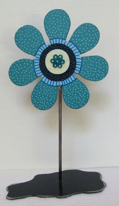 fleur N°4 조형물, 9.8x5.5 in