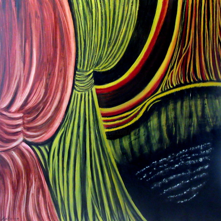 Peinture intitulée "InTribute of Diego…" par Marianne Charlotte Mylonas-Svikovsky (Marlo), Œuvre d'art originale, Huile
