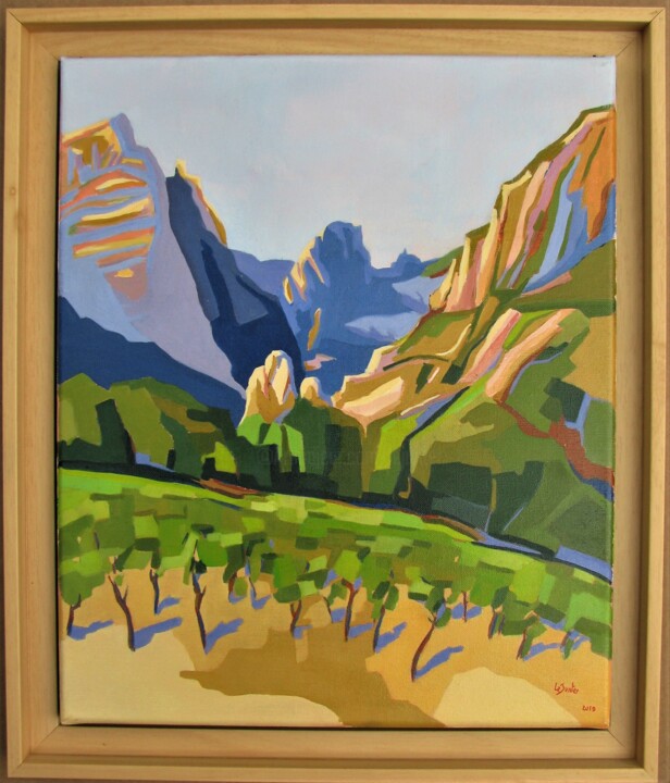 Œuvre présentée encadrée