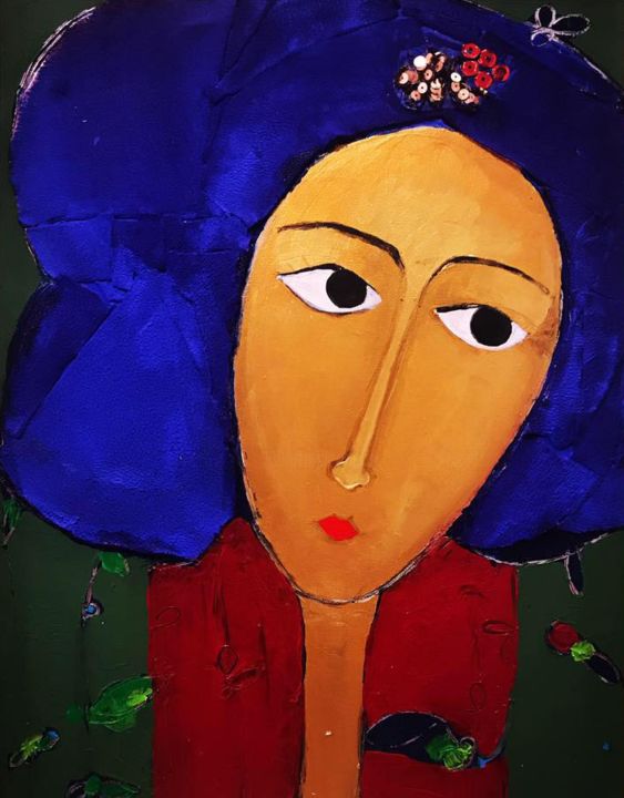 Painting titled "art1.png" by Mjellma Goranci Firzi, Original Artwork, Airbrush